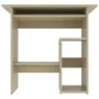 Escritorio madera contrachapada color roble Sonoma 80x45x74 cm de vidaXL, Escritorios - Ref: Foro24-801367, Precio: 65,88 €, ...