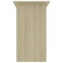 Escritorio madera contrachapada color roble Sonoma 80x45x74 cm de vidaXL, Escritorios - Ref: Foro24-801367, Precio: 65,88 €, ...