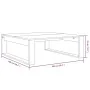 Mesa de centro madera contrachapada gris Sonoma 100x100x35 cm de vidaXL, Mesas de centro - Ref: Foro24-816000, Precio: 60,17 ...