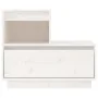 Mesitas de noche 2 uds madera maciza de pino blanco 60x34x51 cm de vidaXL, Mesitas de noche - Ref: Foro24-814377, Precio: 108...