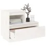 Nachttische 2 Stk. massives Kiefernholz weiß 60x34x51 cm von vidaXL, Nachttische - Ref: Foro24-814377, Preis: 108,00 €, Rabat...