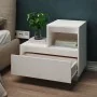 Nachttische 2 Stk. massives Kiefernholz weiß 60x34x51 cm von vidaXL, Nachttische - Ref: Foro24-814377, Preis: 108,00 €, Rabat...