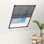 Pleated mosquito net for brown aluminum windows 60x80cm by vidaXL, Mosquito nets for windows - Ref: Foro24-148653, Price: 29,...