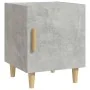 Bedside tables 2 pcs concrete gray plywood by vidaXL, Nightstands - Ref: Foro24-812051, Price: 46,28 €, Discount: %