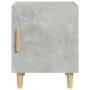 Bedside tables 2 pcs concrete gray plywood by vidaXL, Nightstands - Ref: Foro24-812051, Price: 46,28 €, Discount: %