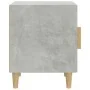 Bedside tables 2 pcs concrete gray plywood by vidaXL, Nightstands - Ref: Foro24-812051, Price: 46,28 €, Discount: %