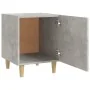 Nachttische 2 Stück betongraues Sperrholz von vidaXL, Nachttische - Ref: Foro24-812051, Preis: 46,28 €, Rabatt: %