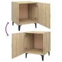 Mesitas de noche 2 uds madera contrachapada color roble Sonoma de vidaXL, Mesitas de noche - Ref: Foro24-812067, Precio: 68,9...