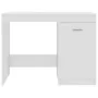 Escritorio de madera contrachapada blanco brillo 100x50x76 cm de vidaXL, Escritorios - Ref: Foro24-801802, Precio: 85,74 €, D...