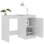 Escritorio de madera contrachapada blanco brillo 100x50x76 cm de vidaXL, Escritorios - Ref: Foro24-801802, Precio: 85,74 €, D...