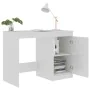 Glossy white plywood desk 100x50x76 cm by vidaXL, Desks - Ref: Foro24-801802, Price: 89,82 €, Discount: %