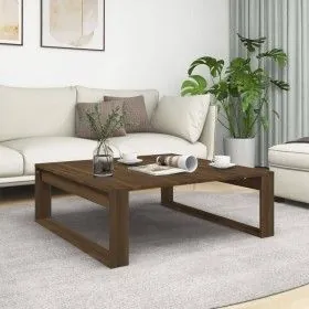 Engineered wood brown oak coffee table 100x100x35 cm by vidaXL, Coffee table - Ref: Foro24-816001, Price: 76,77 €, Discount: %