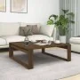 Engineered wood brown oak coffee table 100x100x35 cm by vidaXL, Coffee table - Ref: Foro24-816001, Price: 76,77 €, Discount: %