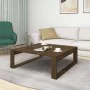 Brauner Eichenholz-Ingenieurtisch 100x100x35 cm von vidaXL, Couchtisch - Ref: Foro24-816001, Preis: 76,77 €, Rabatt: %