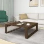 Engineered wood brown oak coffee table 100x100x35 cm by vidaXL, Coffee table - Ref: Foro24-816001, Price: 76,77 €, Discount: %