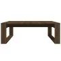 Engineered wood brown oak coffee table 100x100x35 cm by vidaXL, Coffee table - Ref: Foro24-816001, Price: 76,77 €, Discount: %