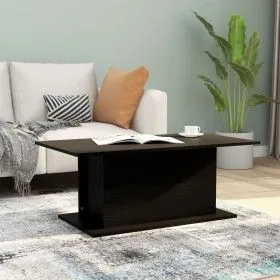 Mesa de centro madera contrachapada negro 102x55,5x40 cm de vidaXL, Mesas de centro - Ref: Foro24-810308, Precio: 43,77 €, De...