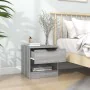 Mesitas de noche 2 uds madera contrachapada gris Sonoma de vidaXL, Mesitas de noche - Ref: Foro24-817048, Precio: 71,73 €, De...