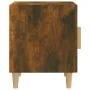 Mesitas de noche 2 uds madera contrachapada color roble ahumado de vidaXL, Mesitas de noche - Ref: Foro24-817310, Precio: 53,...