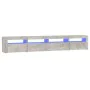 TV-Schrank mit LED-Leuchten betongrau 240x35x40 cm von vidaXL, TV-Möbel - Ref: Foro24-3152725, Preis: 153,28 €, Rabatt: %