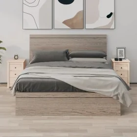 Mesitas de noche 2 uds madera maciza de pino 40x35x61,5 cm de vidaXL, Mesitas de noche - Ref: Foro24-813700, Precio: 114,94 €...