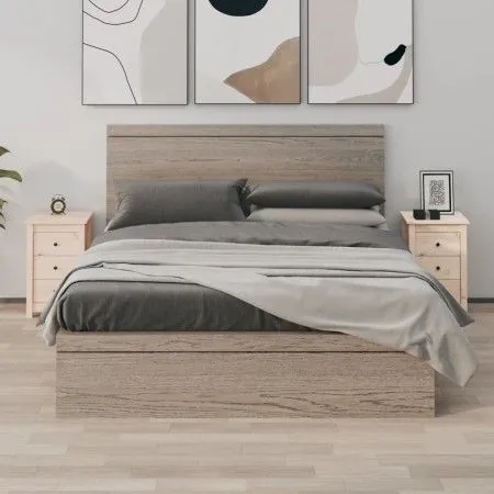 Mesitas de noche 2 uds madera maciza de pino 40x35x61,5 cm de vidaXL, Mesitas de noche - Ref: Foro24-813700, Precio: 114,94 €...