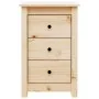 Mesitas de noche 2 uds madera maciza de pino 40x35x61,5 cm de vidaXL, Mesitas de noche - Ref: Foro24-813700, Precio: 114,94 €...