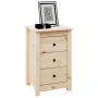 Mesitas de noche 2 uds madera maciza de pino 40x35x61,5 cm de vidaXL, Mesitas de noche - Ref: Foro24-813700, Precio: 114,94 €...