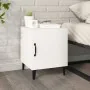 Weißer Nachttisch aus Sperrholz von vidaXL, Nachttische - Ref: Foro24-812060, Preis: 33,80 €, Rabatt: %