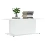 White engineered wood coffee table 102x55.5x40 cm by vidaXL, Coffee table - Ref: Foro24-810307, Price: 44,38 €, Discount: %