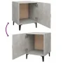 Nachttische 2 Einheiten betongraues Sperrholz von vidaXL, Nachttische - Ref: Foro24-812069, Preis: 49,68 €, Rabatt: %