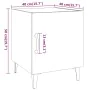 Nightstands 2 units concrete gray plywood by vidaXL, Nightstands - Ref: Foro24-812069, Price: 49,68 €, Discount: %