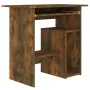 Schreibtisch aus geräuchertem Eichenfurnier 80x45x74 cm von vidaXL, Schreibtische - Ref: Foro24-815477, Preis: 62,45 €, Rabat...