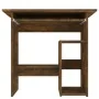 Schreibtisch aus geräuchertem Eichenfurnier 80x45x74 cm von vidaXL, Schreibtische - Ref: Foro24-815477, Preis: 62,45 €, Rabat...