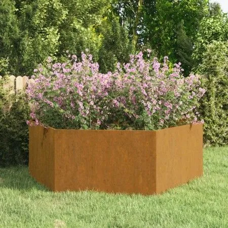 Rusty Corten steel planter 138x120x45 cm by vidaXL, Pots and planters - Ref: Foro24-823677, Price: 63,83 €, Discount: %