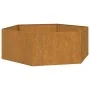 Rusty Corten steel planter 138x120x45 cm by vidaXL, Pots and planters - Ref: Foro24-823677, Price: 63,83 €, Discount: %