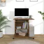 Escritorio de madera contrachapada roble ahumado 80x50x75 cm by vidaXL, Desks - Ref: Foro24-815543, Price: 71,95 €, Discount: %