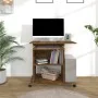 Escritorio de madera contrachapada roble ahumado 80x50x75 cm by vidaXL, Desks - Ref: Foro24-815543, Price: 71,95 €, Discount: %