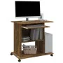 Escritorio de madera contrachapada roble ahumado 80x50x75 cm by vidaXL, Desks - Ref: Foro24-815543, Price: 71,95 €, Discount: %