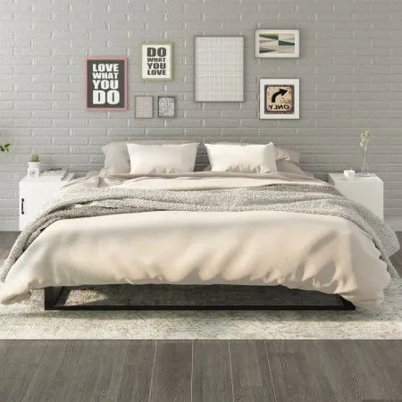 Nachttische 2 Einheiten aus weißem Sperrholz von vidaXL, Nachttische - Ref: Foro24-812061, Preis: 51,12 €, Rabatt: %
