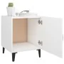 Nachttische 2 Einheiten aus weißem Sperrholz von vidaXL, Nachttische - Ref: Foro24-812061, Preis: 51,12 €, Rabatt: %