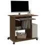 Schreibtisch aus geräuchertem Eichenfurnier 80x50x75 cm von vidaXL, Schreibtische - Ref: Foro24-815545, Preis: 78,67 €, Rabat...