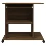 Schreibtisch aus geräuchertem Eichenfurnier 80x50x75 cm von vidaXL, Schreibtische - Ref: Foro24-815545, Preis: 78,67 €, Rabat...