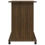 Schreibtisch aus geräuchertem Eichenfurnier 80x50x75 cm von vidaXL, Schreibtische - Ref: Foro24-815545, Preis: 78,67 €, Rabat...