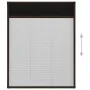 Pleated mosquito net for brown aluminum windows 60x80cm by vidaXL, Mosquito nets for windows - Ref: Foro24-148653, Price: 29,...