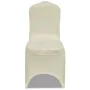 Elastic chair cover 18 units cream color by vidaXL, Covers - Ref: Foro24-3051641, Price: 72,21 €, Discount: %
