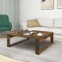 Couchtisch aus geräuchertem Eichensperrholz, 100 x 100 x 35 cm von vidaXL, Couchtisch - Ref: Foro24-815999, Preis: 67,93 €, R...