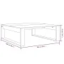 Couchtisch aus geräuchertem Eichensperrholz, 100 x 100 x 35 cm von vidaXL, Couchtisch - Ref: Foro24-815999, Preis: 67,93 €, R...