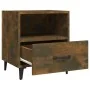 Nachttisch 2 Stück geräuchertes Eichensperrholz von vidaXL, Nachttische - Ref: Foro24-817304, Preis: 68,74 €, Rabatt: %