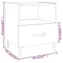 Nachttisch 2 Stück geräuchertes Eichensperrholz von vidaXL, Nachttische - Ref: Foro24-817304, Preis: 68,74 €, Rabatt: %